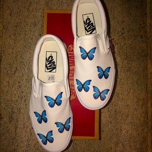 CUSTOM vans butterflies 🦋